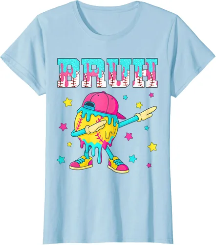 Vista 23 de Baseball Life Style 101 Apparel Youth Drip Baseball Boys Kid Camiseta