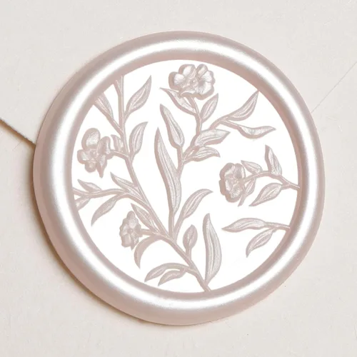 Vista 27 de UNIQOOO Adhesivos de Sello de Cera - (3 Diseños en 1 Paquete) Adhesivos de Sello para Sobre de Invitación de Boda, 60 Piezas Adhesivos