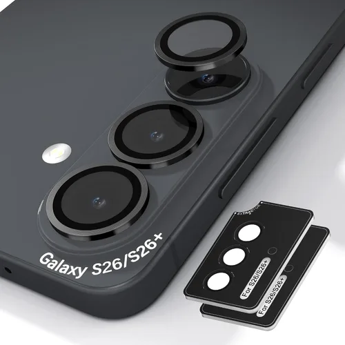 Vista 24 de Orzero Protector de lente de cámara para Samsung Galaxy Z TirFold/Fold 7, [EZ Install] [compatible con fundas] cubierta de lente de anillo de Negro