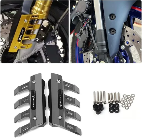 Vista 10 de Para MT07 MT-07 2013-2022 Protector de horquilla delantera de motocicleta Fender anticaída Slider Guard Accesorios Guardabarros