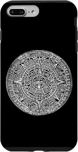 Vista 12 de Aztec Calendar Sun Stone Mexican Mayan Calendario Azteca Case for iPhone 17