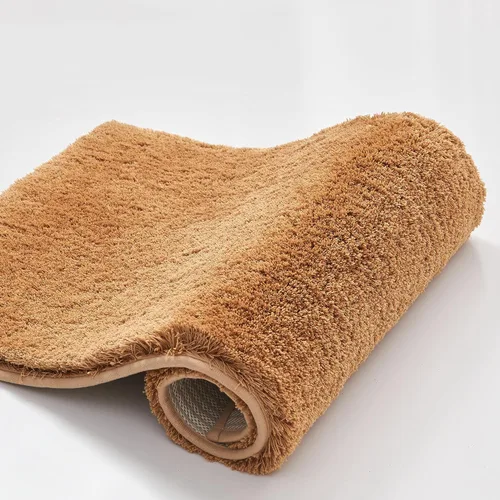 Vista 18 de CozeCube Tapetes de baño circulares de vellón para baño, esponjosos, absorbentes, de microfibra de secado rápido, antideslizantes, lavables