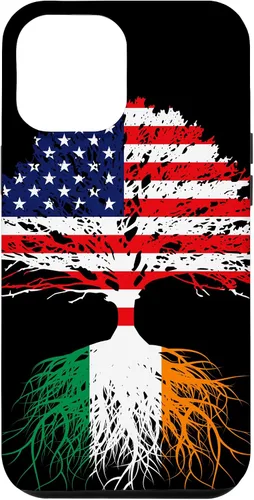 Vista 25 de iPhone 16 Ireland Born Irish Family Roots Irish American US Flag Gift Case