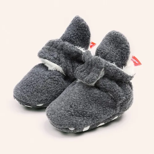 Vista 6 de Infant Snow Boots Toddler Sock Booties Baby Girl Boy First Walkers Winter Warm Prewalker Newborn Crib Shoes Non-Slip Footwear