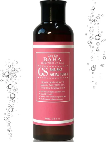 Vista 7 de Ácido glicólico 7% AHA + ácido salicílico 0.5% BHA tónico facial - Sin alcohol para una piel de aspecto más suave, 6.76 onzas líquidas (6.8 fl oz)