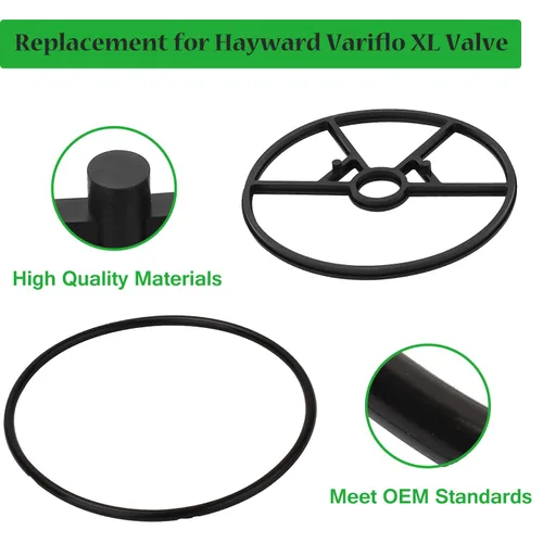 Vista 3 de Variflo XL Valve SP0714T Junta de junta tórica compatible con kit de reconstrucción de válvulas multipuerto Hayward Válvula Vari-Flo 1 1/2 Junta