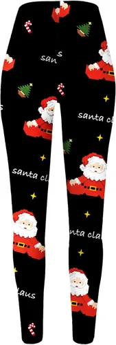 Vista 4 de EDCRF Women's Christmas Yoga Pants High-Waisted Funny Print Yoga Pants Trendy Pants for WomenPlanner 2022-2023