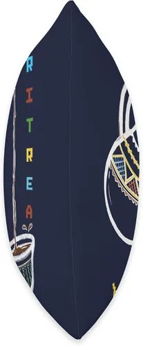 Vista 2 de ManarGallery Love Eritrea Jabena Habesha Coffee Pride Eritrean - Almohada de 16 x 16 pulgadas, multicolor