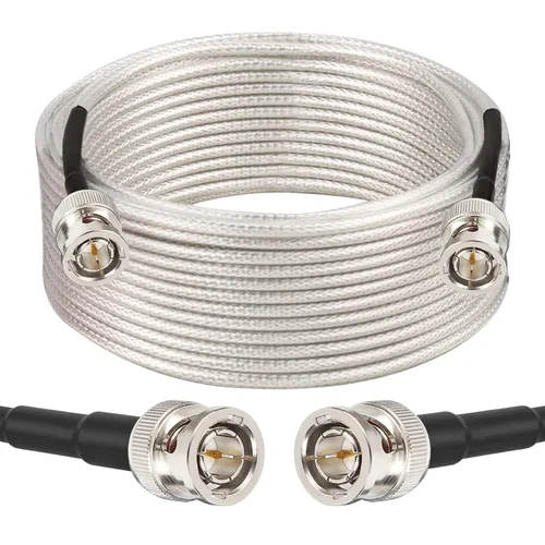 Vista 15 de XRDS -RF 2 piezas de cable SDI de 1 pie, cables de puente HD-SDI BNC macho de 75 ohmios RG179 para cámara de video BMCC