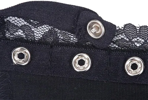 Vista 5 de YWTAENOH 3 piezas de encaje para mujer camisola simulada con clip panel de modestia camisolas