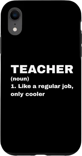 Vista 25 de Funny Teacher Definition Like A Regular Job Only Cooler Noun Case for iPhone 17