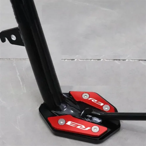 Vista 2 de Soporte de extensión lateral de pie para motocicleta para Yamaha YZF R3 R25 MT03 MT25 2019 2022 MT 03 25 R 3 25 (color: MT03 azul)
