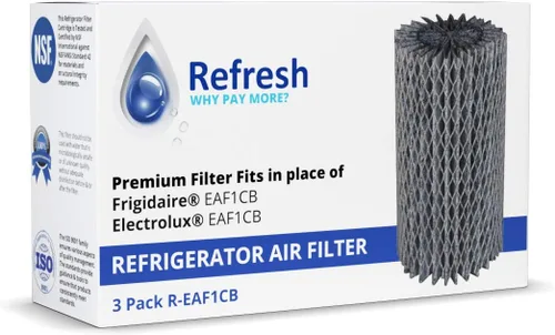 Vista 2 de Refresh - Filtro de aire de repuesto para frigidaire EAF1CB, paquete de 3