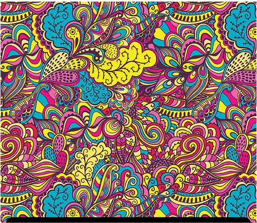 Vista 9 de HTV con estampado tribal y azteca (19.66 x 36 pulgadas), diamante africano