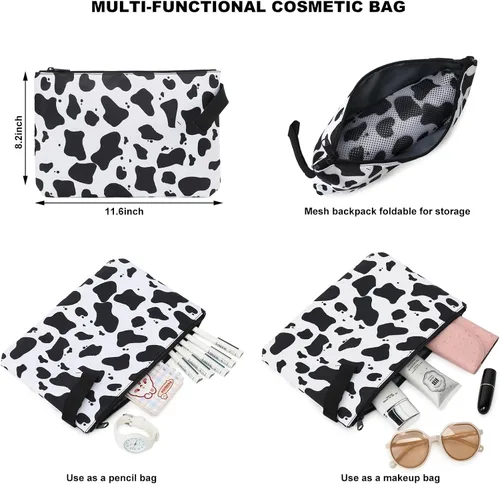 Vista 4 de Xunteny Mochila de malla para niñas y mujeres, mochila escolar semitransparente para niños, mochila universitaria para playa, gimnasio, viajes