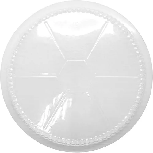 Vista 10 de Karat AF-KDL07 7" OPS Tapas domo para contenedores de aluminio (caja de 500)