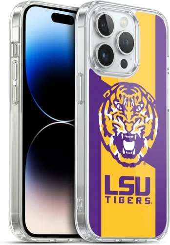 Vista 73 de Head Case Designs Funda de gel suave con licencia oficial de la Universidad Estatal de Louisiana LSU Camou compatible con Apple iPhone 7 Plus/iPhone