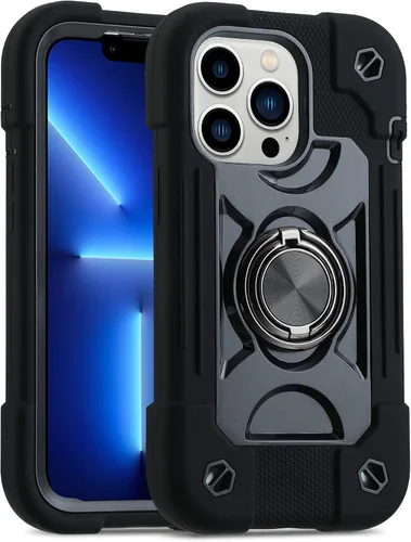 Vista 74 de MARKILL Funda compatible con iPhone Air de 6.5 pulgadas 2025 con soporte de anillo giratorio de 360 grados, protección contra caídas de grado