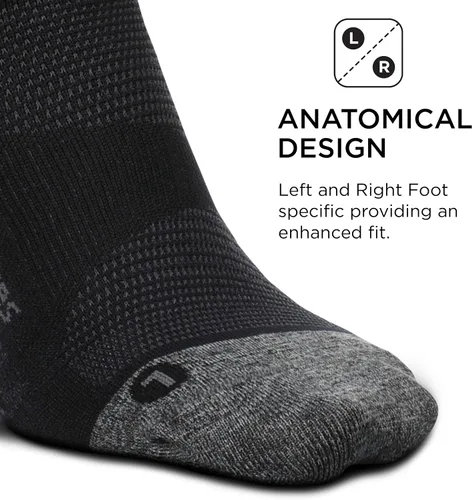 Vista 4 de Feetures Elite Ultra Light No Show Tab Solid - Running Socks for Men Women Athletic Compression Socks Moisture Wicking
