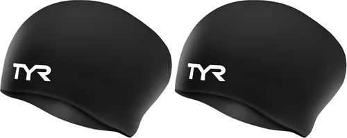 Vista 10 de Gorro de natación TYR, de silicona, ideal para pelo largo, no se arruga