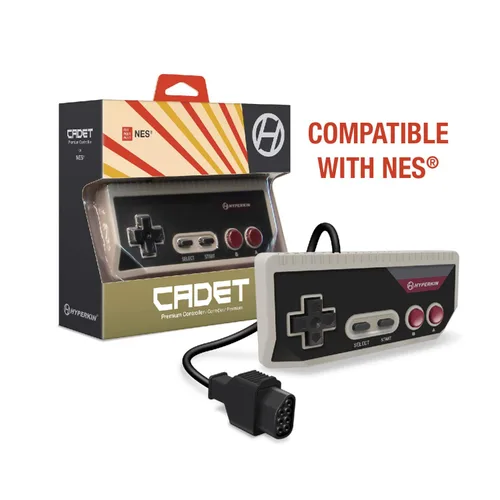 Vista 4 de Hyperkin "Cadet" Premium Controller for NES with 10 ft. Cable (Gray)
