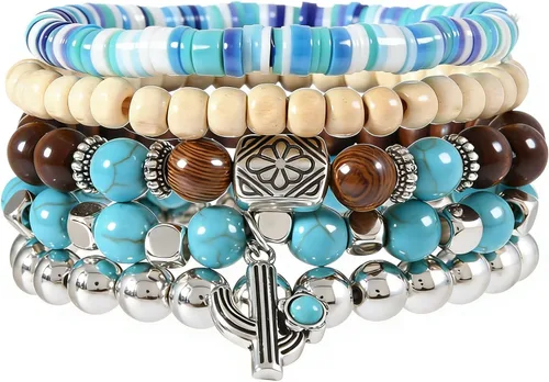 Vista 29 de Pulsera Gótica Ajustable de Cuero Trenzado Punk Multicapa de Estilo Grunge, Conjunto de Pulseras Emo con Brazalete de Metal, Envoltura