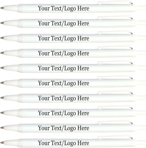 Vista 14 de SyPen Bolígrafos personalizados con tu logotipo o texto personalizado, paquete de 300 unidades a granel para negocios, fiestas y eventos, bolígrafos
