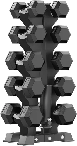 Vista 31 de Hex Dumbbell Sets with Rack, 85-560lb Dumbbell Weight Set & Storage Rack