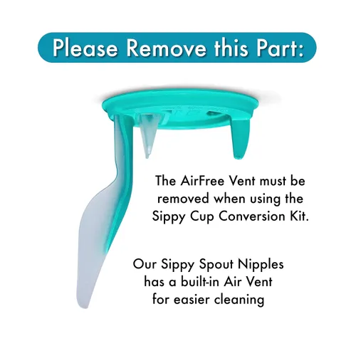 Vista 5 de Kit de conversión de vasos para biberones anticólicos Philips Avent, paquete de 2 Soft Food Grade Silicone Spout Nipples, Weighted Straw, Bottle