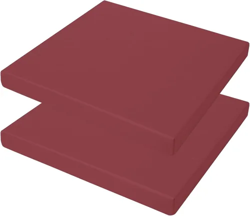 Vista 7 de Juego de 2 cojines antideslizantes para sillas de exterior, gris