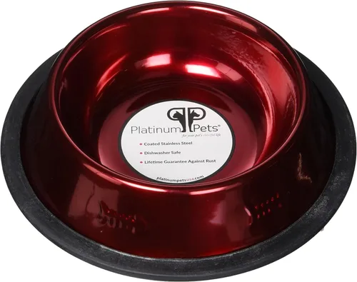 Vista 52 de Platinum Pets - tazón de acero inoxidable para gatos y perros que no se vuelca