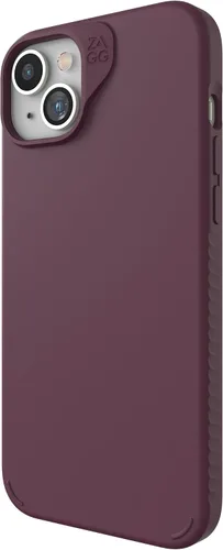 Vista 13 de [Usado] ZAGG Manhattan Snap - Funda para iPhone 15 Pro, funda de silicona de alta calidad, material de grafeno duradero, superficie lisa con un Negro