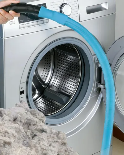 Vista 5 de Kit de limpiador de ventilación de secadora de 6 piezas, juego profesional de cepillos de limpieza de pelusa para secadora