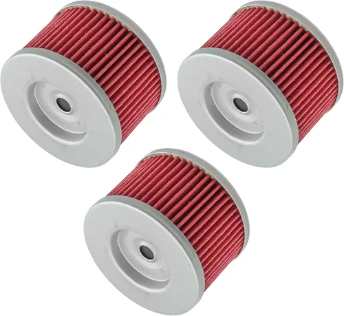 Vista 7 de Caltric Paquete de 3 filtros de aceite compatibles con Honda Xr650L Xr-650L Xr650R Xr-650R Xr 650R 1993-2025