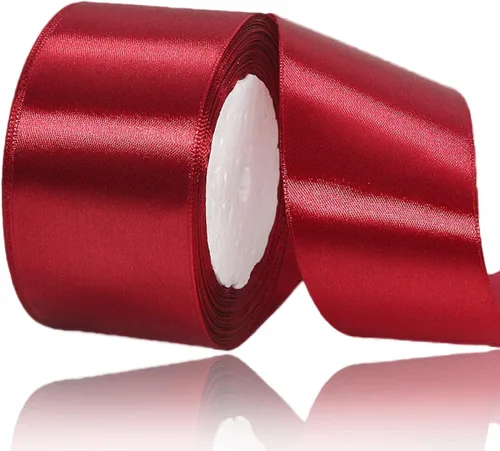Vista 36 de Cinta de Satén Beige de Color Sólido, 1-1/2 Pulgadas x 25 Yardas, Cinta de Satén de Tela para Envolver Regalos, Manualidades, Hacer Lazos