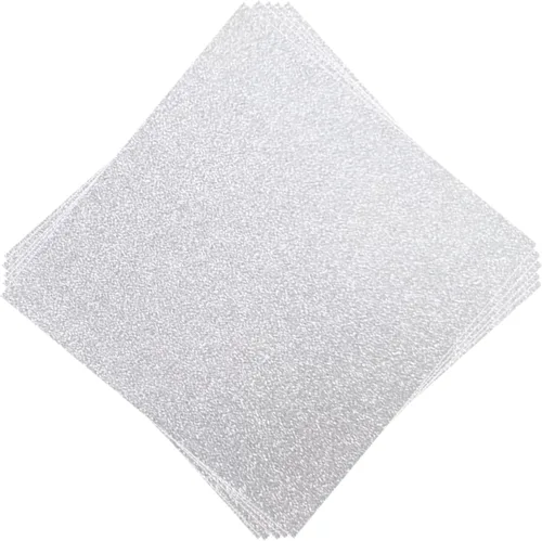 Vista 8 de Acrux7 100 hojas de cartulina plateada con purpurina de 12 x 12 pulgadas, papel de cartulina con purpurina para invitaciones, álbumes de recortes