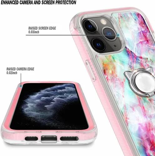 Vista 3 de NGB Supremacy Funda 3 en 1 para iPhone 11 Pro Max, protección de cuerpo completo con protector de pantalla integrado, protector de lente de cámara