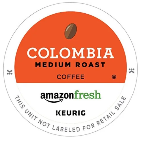 Vista 6 de Amazon Fresh 80 unidades de K-Cups orgánicas de comercio justo, tostado medio de Perú, compatible con cafeteras Keurig