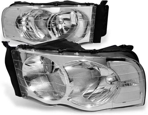 Vista 14 de Auto Dynasty Faros LED DRL Compatible con 2002 2003 2004 2005 Dodge Ram 1500 2500 3500, Señal de Giro Secuencial, Faros Proyectores Negros