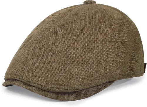 Vista 14 de Sombrero Newsboy de Qlauca para Hombre de Algodón 6 Paneles