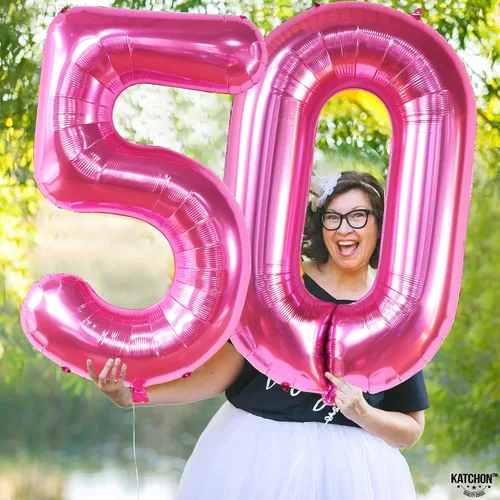 Vista 575 de KatchOn Globo negro del número 1 de 40 pulgadas, globo de feliz cumpleaños Large Mylar Number One Balloon for 1st Birthday Decorations, Foil