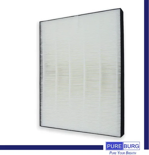 Vista 4 de PUREBURG Filtro de repuesto compatible con Sharp FP-F60UW FP-F60U-W Pieza purificador de aire FZ-F60HFU FZ-F60DFU, H13 True HEPA y carbón activado
