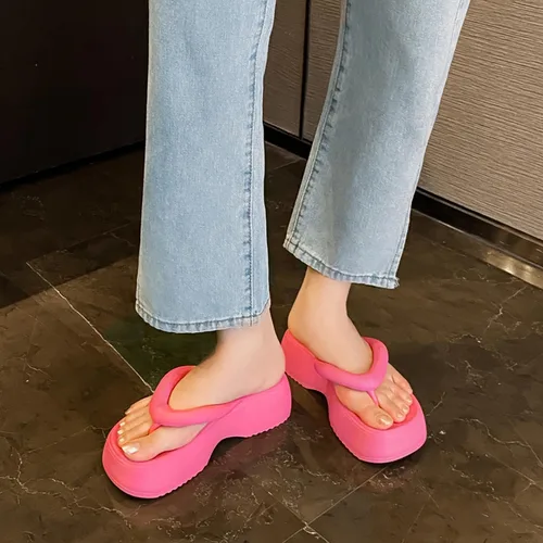 Vista 5 de NO.6 JCZJANA Sandalias de plataforma para mujer, sandalias de cuña casuales con soporte de arco, sandalias de tacón grueso de verano, sandalias
