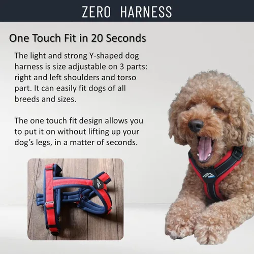 Vista 3 de Hakusan - Arnés tipo camuflaje para perro, seguro, sin asfixia, difícil de desconectar, gran ajuste, fácil de poner y quitar, ajustable, reflector