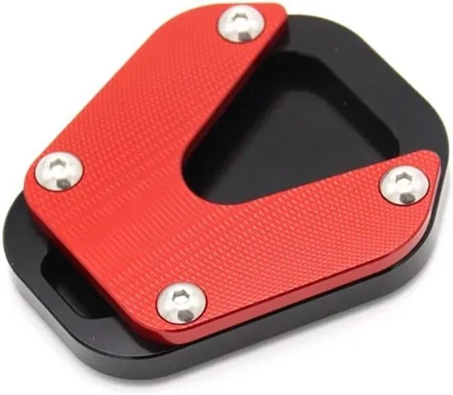 Vista 10 de Motorcycle Kickstand Extension Pad for Benelli TRK502 TRK 502 2020 2021 Foot Side Stand Support Plate Enlarger (Color : B Black)