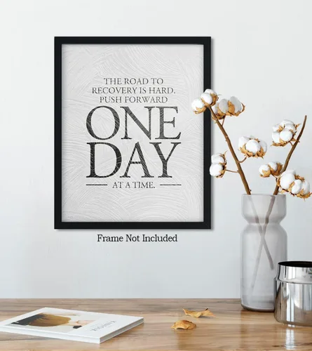 Vista 5 de Govivo Sobrio - Regalos de recuperación para hombres y mujeres - Arte de pared sobriedad - Decoración de habitación de aliento de recuperación