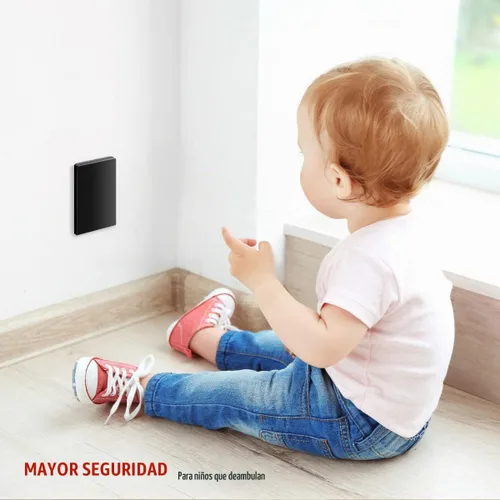 Vista 6 de ENERLITES - Placa de pared sin tornillos, cubierta de tomacorriente para ocultar imperfecciones, tamaño estándar, 1 cuadrilla, 4.68 x 2.93 pulgadas