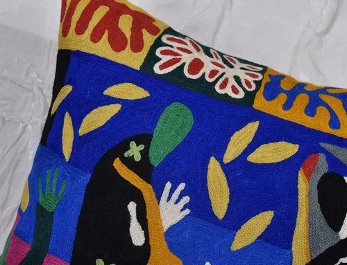 Vista 6 de Matisse Funda de almohada decorativa – Cojín moderno para silla Almohadas modernas de granja Almohada de flores para exteriores Cojines