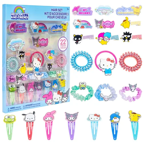 Vista 10 de Barbie - Juego de accesorios para el cabello con pinzas para el cabello, lazos y coleteros