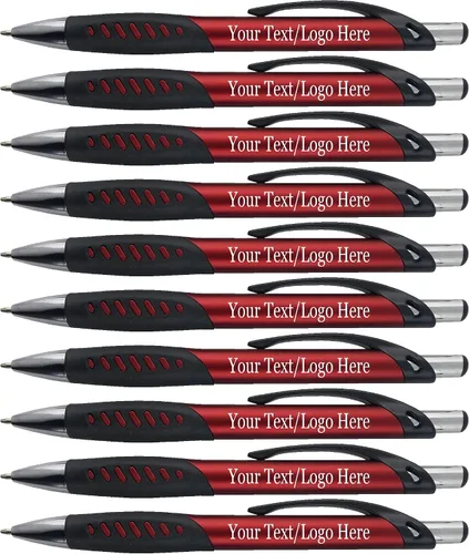 Vista 5 de SyPen Bolígrafos promocionales con su logotipo personalizado o texto, paquete de 300 unidades a granel, para negocios, fiestas y eventos, bolígrafos